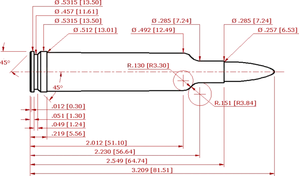 257 Weatherby Magnum Schematic