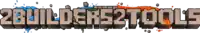 The 2b2t logo with "2B" on one line and "2T" below it in large silver letters