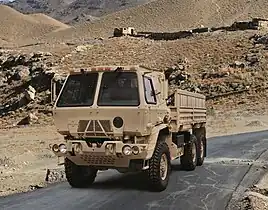 Oshkosh-produced M1083 A1P2 5-ton MTV cargo in A-kit configuration
