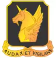317th Cavalry Regiment"Audax Et Vigilans"(Daring and Vigilant)