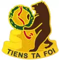 321st Cavalry Regiment"Tiens ta Foi"(Hold thy Faith)