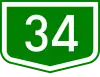 34 main road shield
