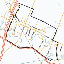 Town boundaries