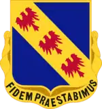 355th Infantry Regiment"Fidem Praestabimus"(We will keep the faith)