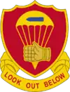 376th Parachute Field Artillery Battalion"Look Out Below"