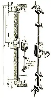 Three point lock.