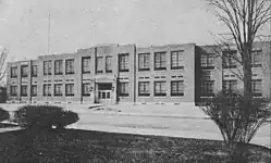 3rd Geneva High School Building (1936-1966; photo 1938)