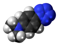 4-Dimethylaminophenylpentazole molecule