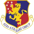 422nd Air Base Group Patch