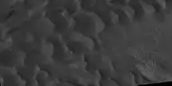 Enlarged view of dunes on the bottom of the previous image, as seen by HiRISE under HiWish program