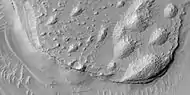 Close view of layers, as seen by HiRISE under HiWish program