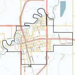 Town boundaries