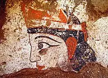 Image 23Chorasmian fresco from Kazakly-Yatkan (fortress of Akcha-Khan Kala), 1st century BC-2nd century AD (from History of Uzbekistan)
