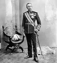 The 4th Earl of Minto, governor-general of Canada, photographed by William James Topley c. 1900.
