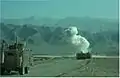 4th Platoon blows-in-place a found IED during a clearance mission to the dangerous Ganjitsu Kalay village, near the AF-Pak border