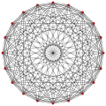 2{3}2{3}2{4}5,  or , with 20 vertices, 150 edges, 500 faces, and 625 cells