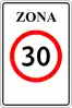 Speed limit zone