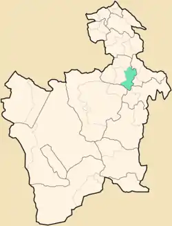 Location within Potosí Department