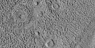 Group of ring-mold craters, as seen by HiRISE under HiWish program