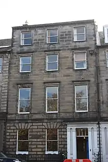 52 Queen Street, Edinburgh where Flockhart's chloroform was tried by Dr James Young Simpson