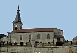 The church in Heudicourt-sous-les-Côtes