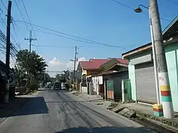 Street view of the barangay