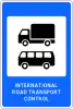 6.13 International road transport control