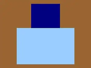 The distinguishing patch of the 60th Battalion (Victoria Rifles of Canada), CEF.