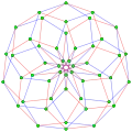 7{4}2,  or , with 49 vertices, and 14 (heptagonal)7-edges