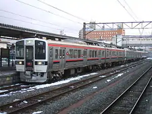 A Banetsu West Line 719 series EMU in January 2008