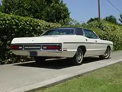 1971 Mercury Monterey four-door hardtop, rear