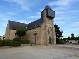 The church of Saint-Denis, in Joué-l'Abbé