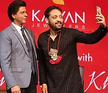 Anoop Sankar with Shah Rukh Khan