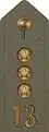 Army, rank insignia m/46