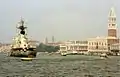 Deutschland (A 59) in Venice during the 54. AAR in August 1980