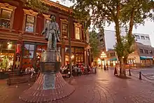 View of Gastown from Maple Tree Square