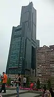 85 Sky Tower viewed from below