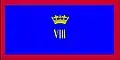 The camp flag of the 8th Canadian Hussars (Princess Louise's).