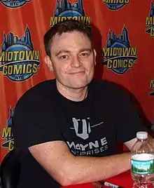 Snyder at a Midtown Comics signing in Manhattan in 2016