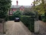 The Old Mansion and Attached Wall, Railings and Lamp Holder