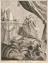 A. Avelin after Mondon le Fils. L′Heureux moment. 1736