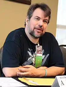 A. Lee Martinez at the 2014 SoonerCon