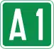 A1 Motorway shield}}