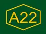 A22 Motorway shield}}