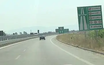 A2 Fier - Vlore known as the Independence Highway