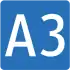 Motorway A3 shield}}