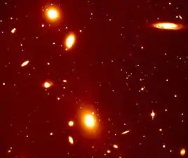 VIMOS images the 500 million light years distant galaxy cluster  ACO 3341