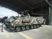 Malaysian Army ACV-300 Adnan 2R2M mortar carrier.