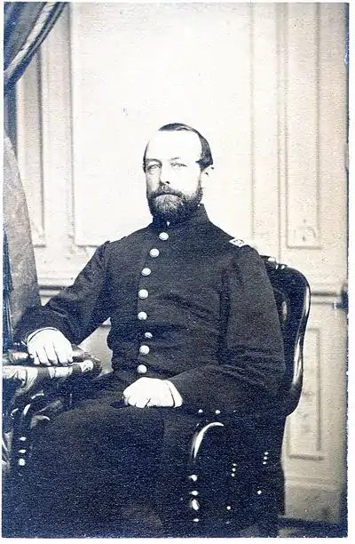 Alexander J. Harper in around 1864.  Portrait photograph by Broadbent & Co., Philadelphia.