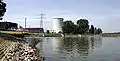 Ref-flow from cooling towers into the Rhine river (unit A in the background)